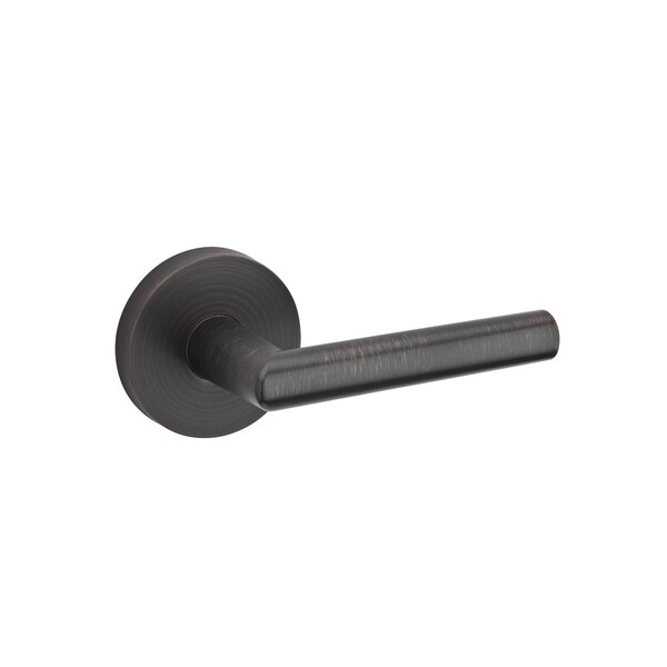 Kwikset Milan Lever with Round Rose Interior Dummy Handleset Trim New Chassis Venetian Bronze Finish 968MILRDT-11P - main